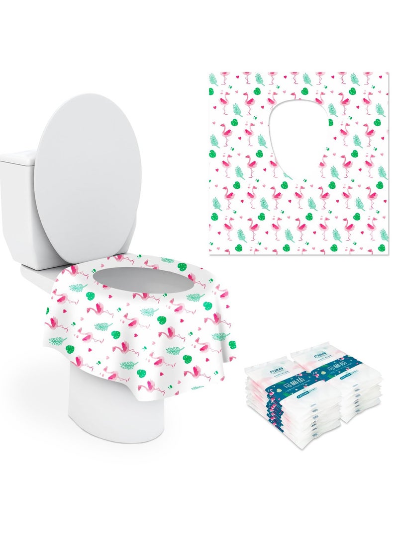 Toilet Seat Covers Disposable 20 Pack Extra Large Full Cover Individually Wrapped Portable for Travel Waterproof Potty Covers for Kids and Adults Ideal for Potty Training - Image 1