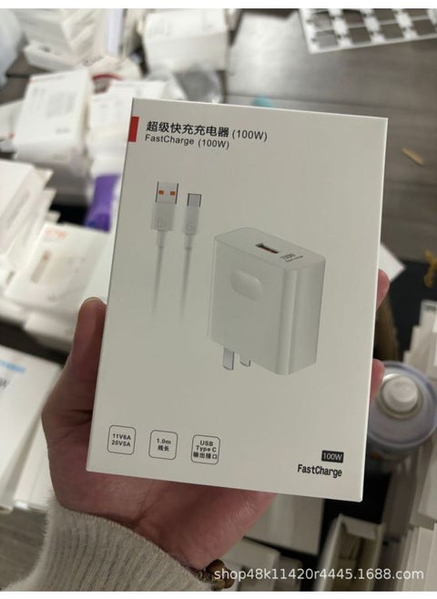 Original For Huawei Mate50/60 Phone 6A Data Cable 66W/88W Fast Charging Cable TYPE-C-C Cable Motorcycle Electronic Accessories-Color:100w Set Super Fast Charge Max