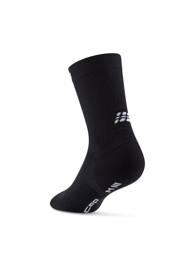 CEP Core Run 5.0 Mid Cut Crew Compression Socks for Men & Women – Performance Running Socks with Blister Prevention, Black, L - Image 4