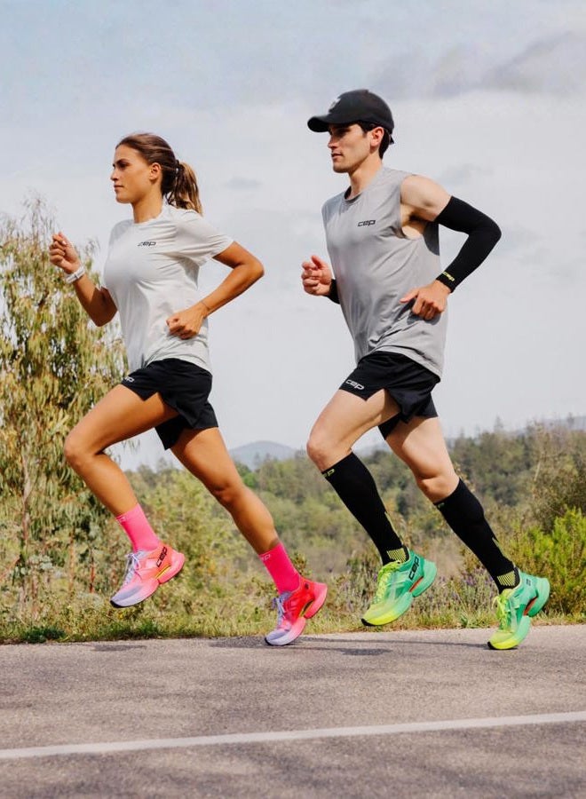 CEP Core Run 5.0 Mid Cut Crew Compression Socks for Men & Women – Performance Running Socks with Blister Prevention, Black, L - Image 2