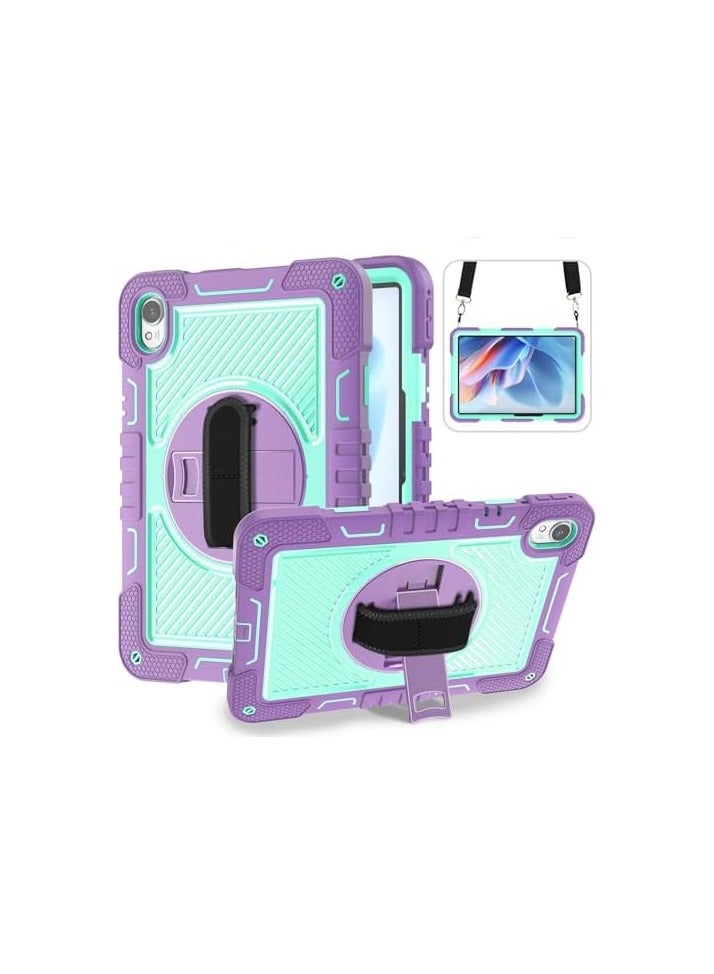 General Case Compatible with Huawei MatePad 11.5" S 2024, 3 In 1 Hybrid Shockproof Silicone Protective Tablet Cover with Stand and Shoulder Strap  - Image 1