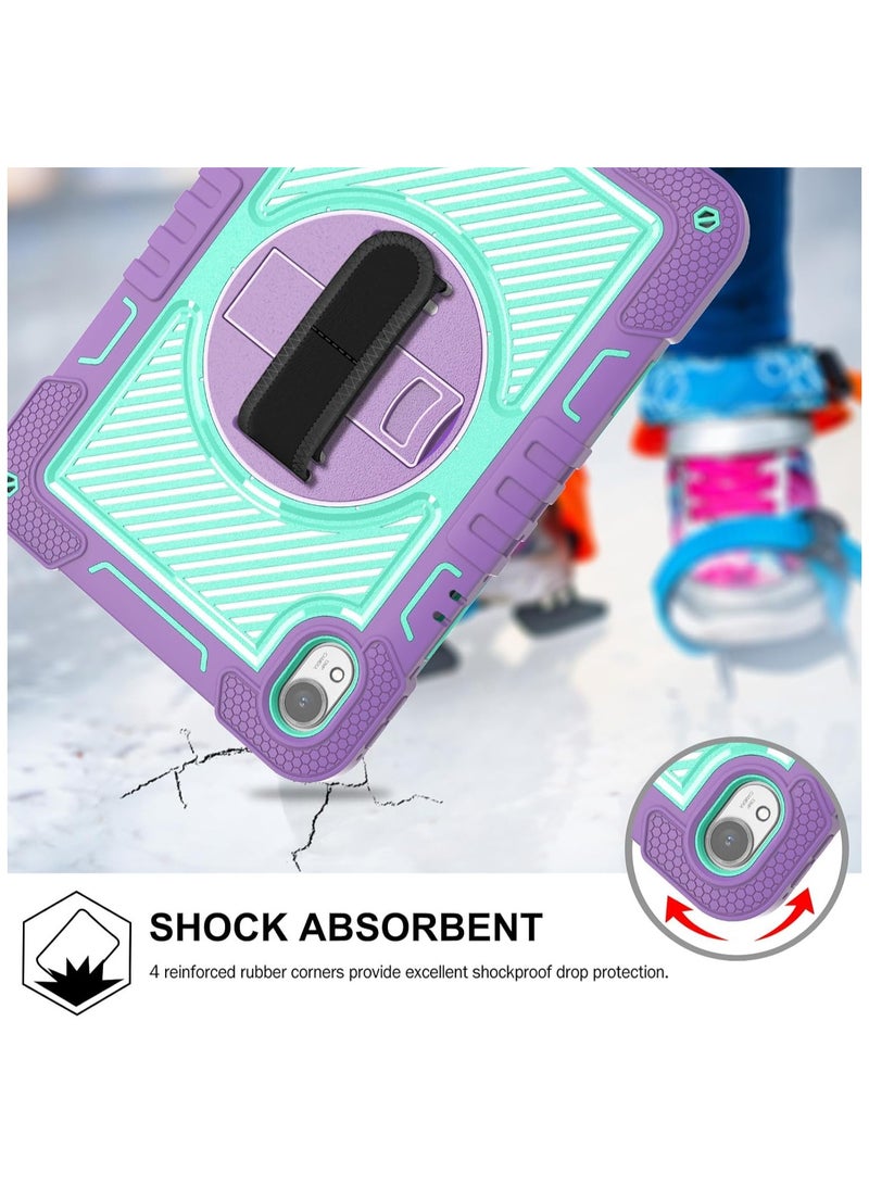 General Case Compatible with Huawei MatePad 11.5" S 2024, 3 In 1 Hybrid Shockproof Silicone Protective Tablet Cover with Stand and Shoulder Strap  - Image 3