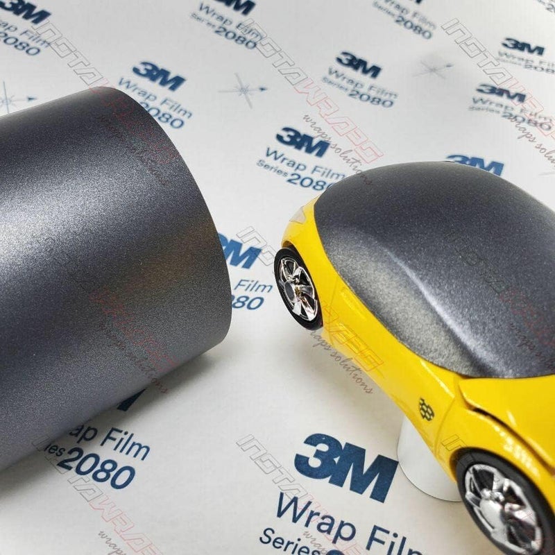 3M 1080 M261 Matte Dark Gray Car Wrap Vinyl Film - 5ft x 2ft (10 Sq/ft) - Image 2