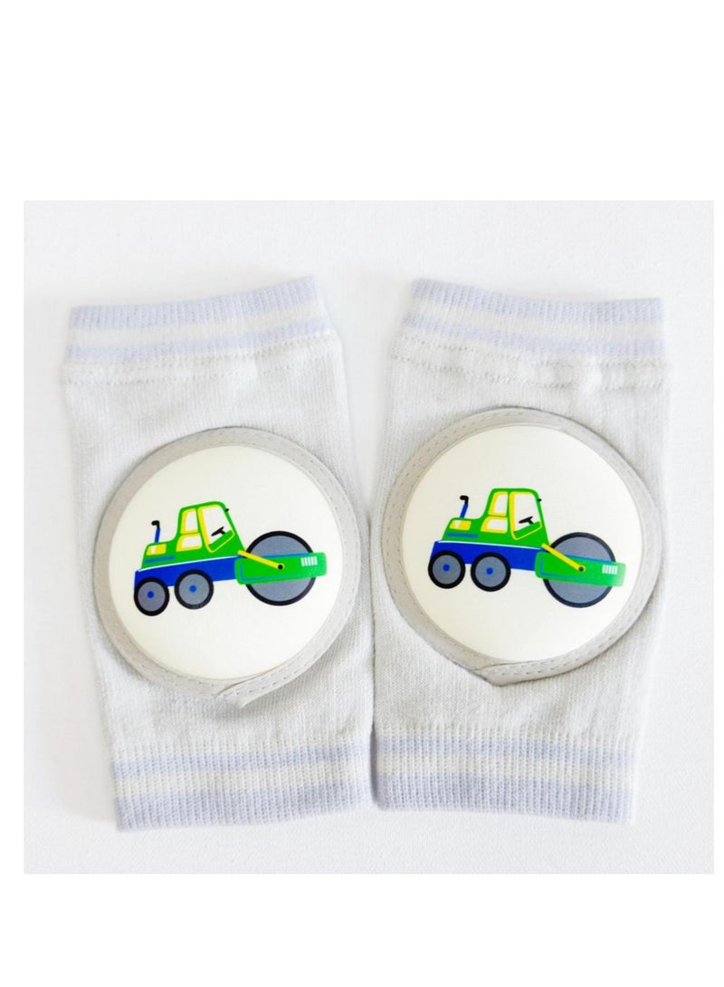 LuQu One Pair Top Quality Baby Knee Pads for Crawling Anti-Slip Padded Stretchable Soft Breathable and Comfortable Knee Cap Elbow Safety Protector Knee Pads for Baby 0 to 3 years - Image 1