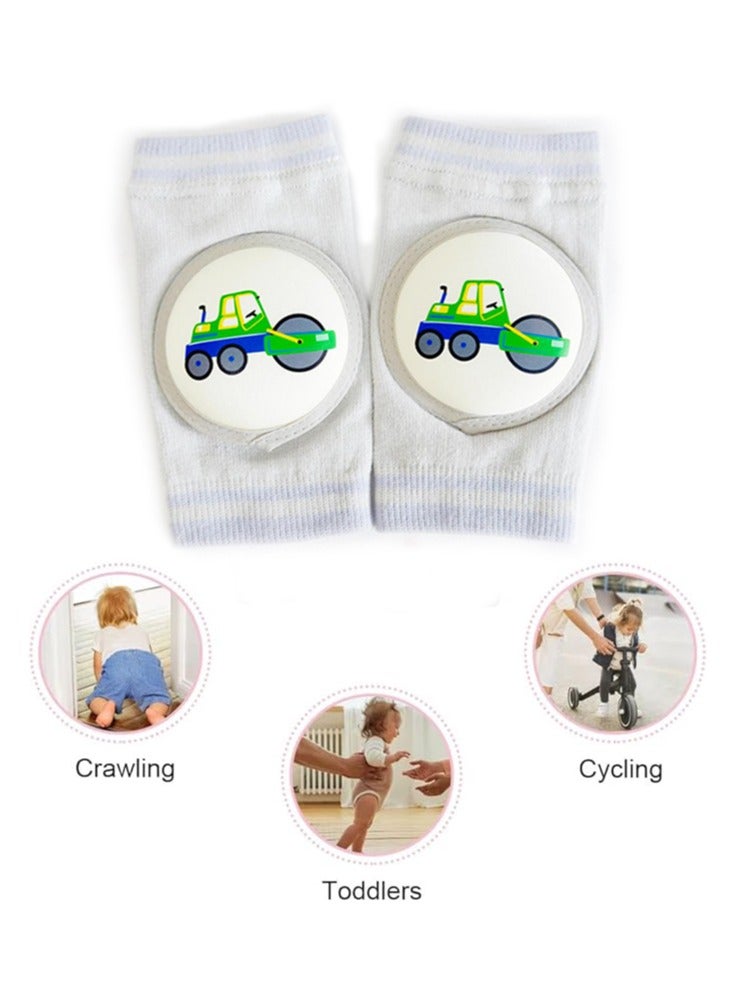 LuQu One Pair Top Quality Baby Knee Pads for Crawling Anti-Slip Padded Stretchable Soft Breathable and Comfortable Knee Cap Elbow Safety Protector Knee Pads for Baby 0 to 3 years - Image 3