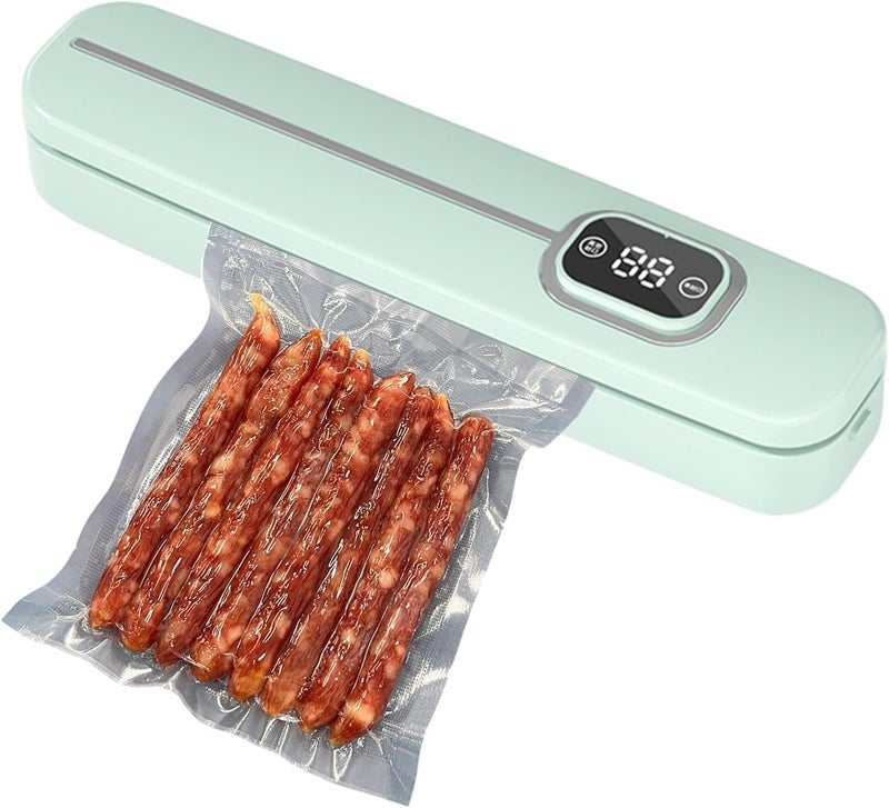 AJIGNA MART Vacuum Sealer Kitchen Packaging Machine Vacuum Sealer Machine for Food Storage Automatic Air Sealing System for Dry and Food Vacuum Packer Home Automatic Packing Sealing Machine - Image 1