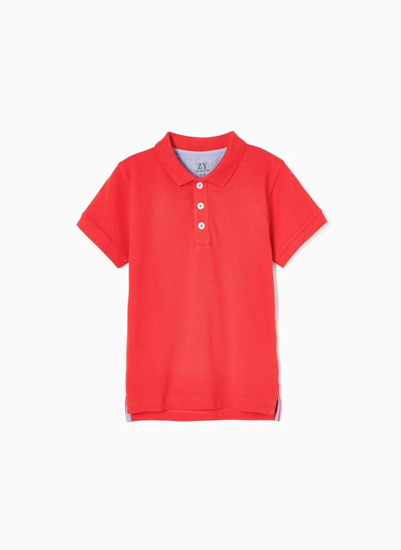 Zippy Polo-Shirt with Oxford Detail for Boys