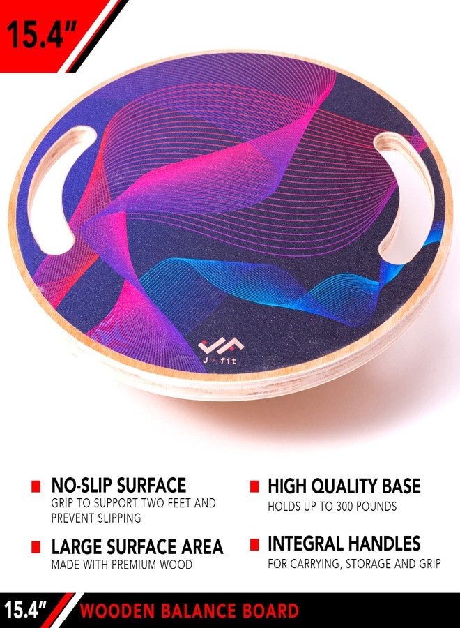 JFIT Balance Board, 15.4", Wave - Image 3