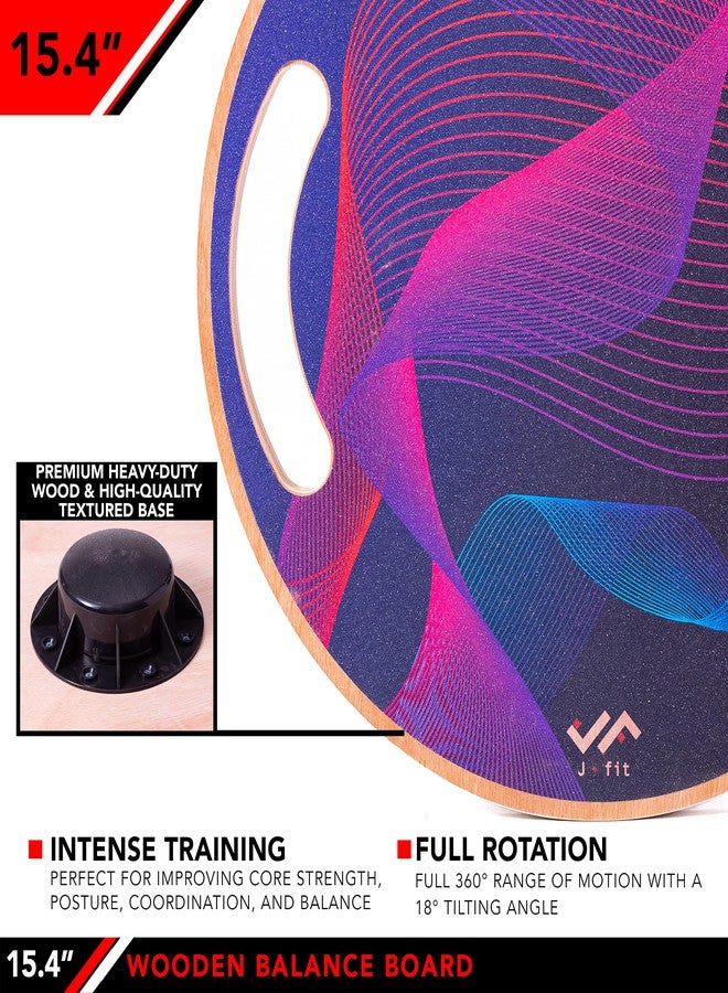 JFIT Balance Board, 15.4", Wave - Image 4