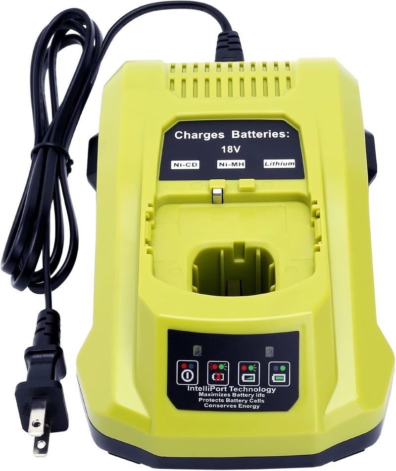 Biswaye P117 Compatible with Ryobi 18V Charger, Compatible with Ryobi 12V-18V One+ Lithium NiCad NiMh Battery P102 P108 P189 P197 P103 P105 P107 P190 P191 PBP002 PBP005 - Image 1