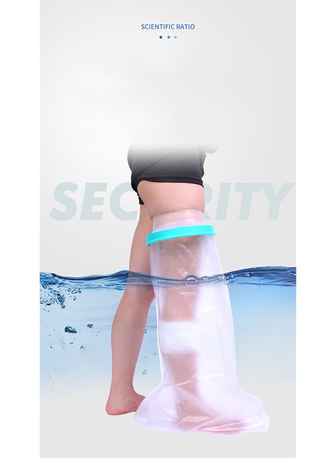 100% Waterproof Leg Cast Cover for Showering Reusable Covers for Leg and Foot Surgeries Cast Bag - Image 2