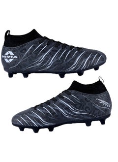Nivia Carbonite 6.0 pro- 2024 Football Studs for Men,Black(UK09)
