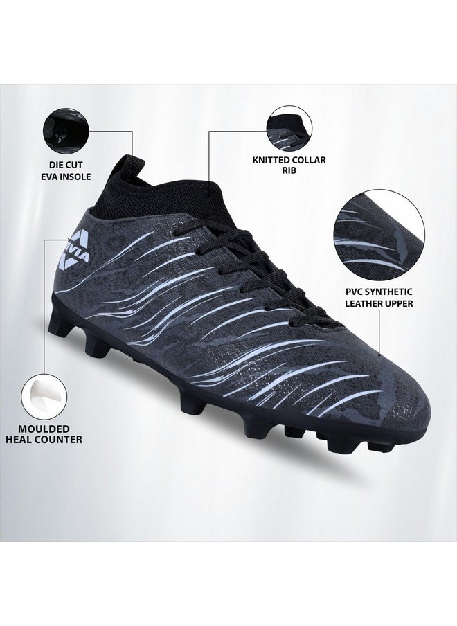 Nivia - Nivia Carbonite 6.0 pro- 2024 Football Studs for Men,Black(UK09) - Image 1