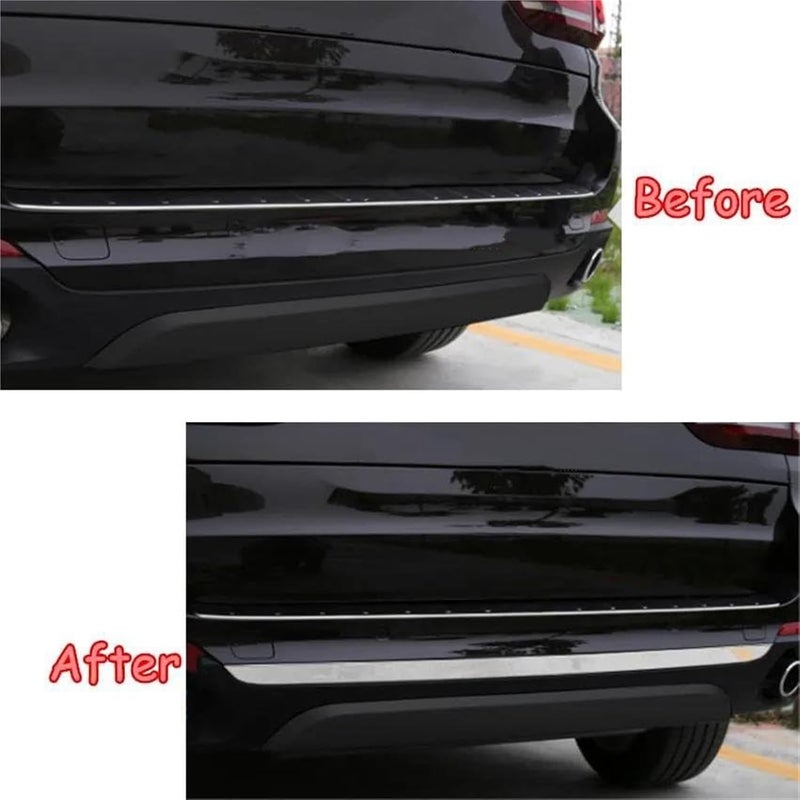 Vuzmode Stainless Steel Rear Bumper Protector for BMW X5 F15 - Image 5