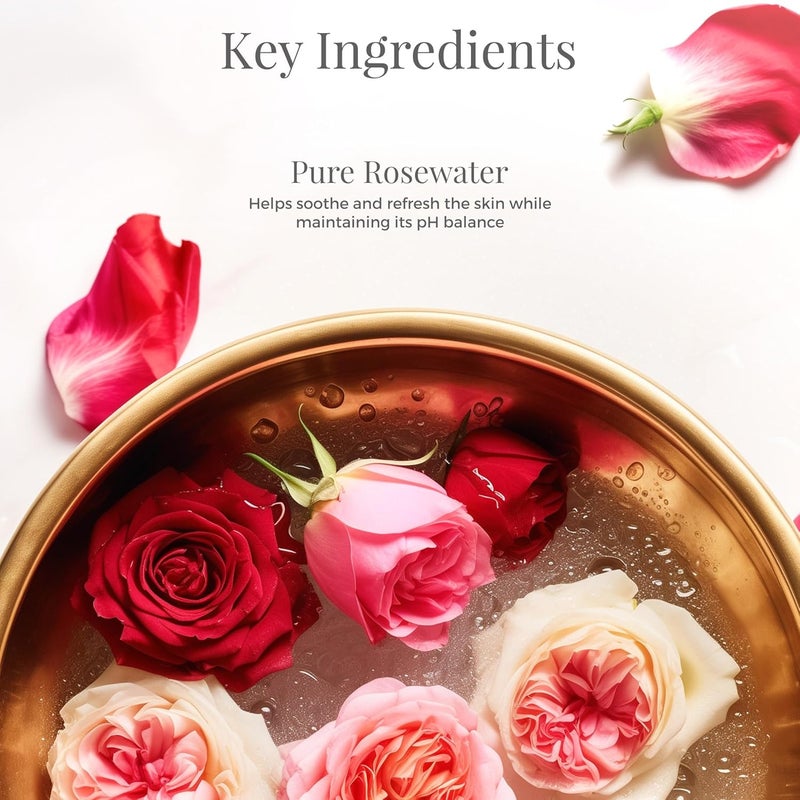 Forest Essentials Pure Rosewater Toner Facial Tonic Mist Hydrating Daily Toner For Glowing Skin Hydrates Plumps Minimises Open Pores Pack Of 2 - Image 3