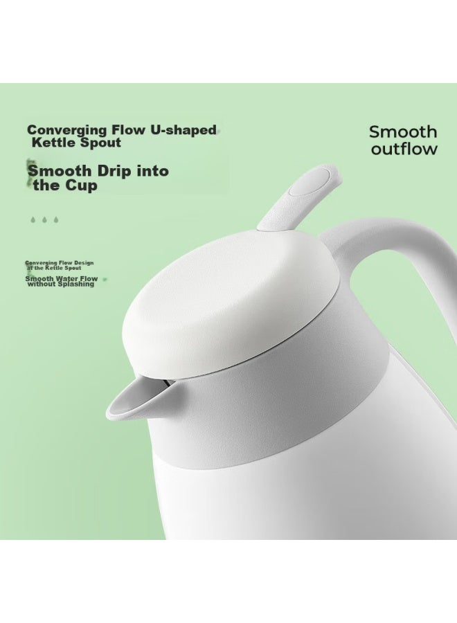 RELEA Rebo Insulated Thermos 2.2l Large Capacity 316l Stainless Steel Household Thermos Push-type Hot Water Kettle - Image 4