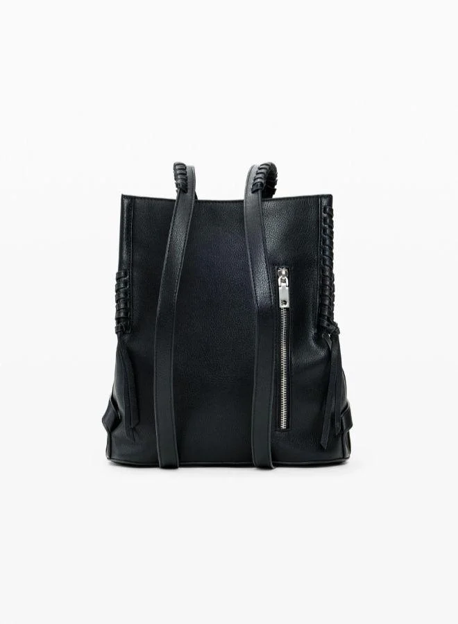 DESIGUAL Black Medium backpack charm heart for Women | Best Price UAE
