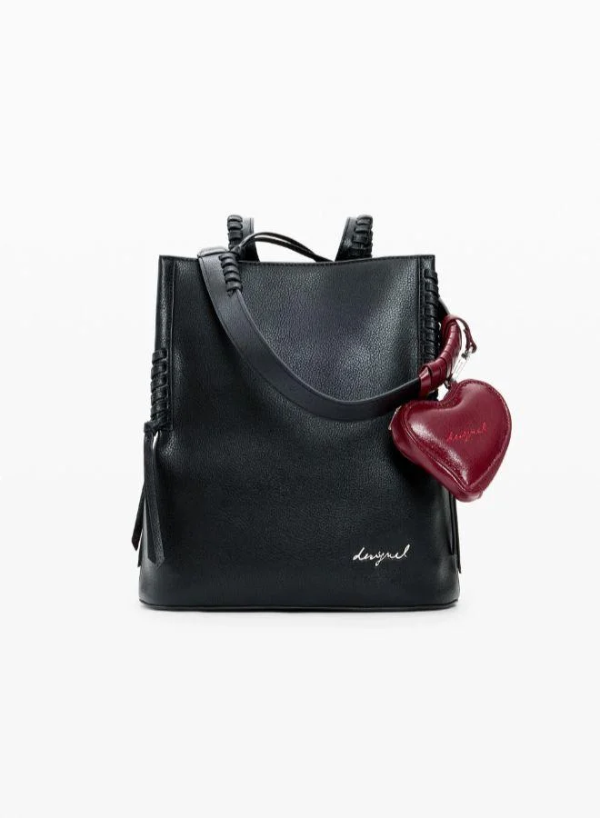 Medium backpack charm heart
