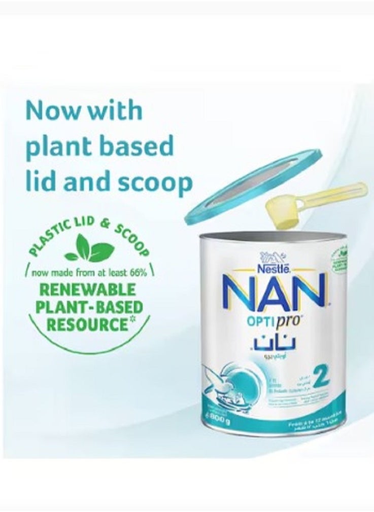 Nestle NAN Optipro 2 Follow Up Formula From 6 To 12 Months 800g