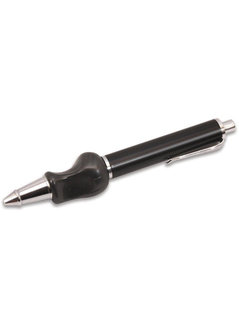 The Pencil Grip Heavyweight Ballpoint Pen with Grip Ergonomic and Best Pens for Smooth Writing 24 Oz TPG651 Black