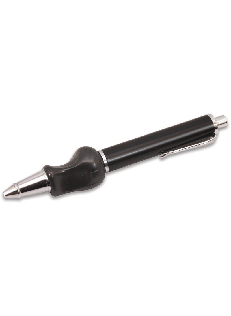 The Pencil Grip Heavyweight Ballpoint Pen with Grip Ergonomic and Best Pens for Smooth Writing 24 Oz TPG651 Black