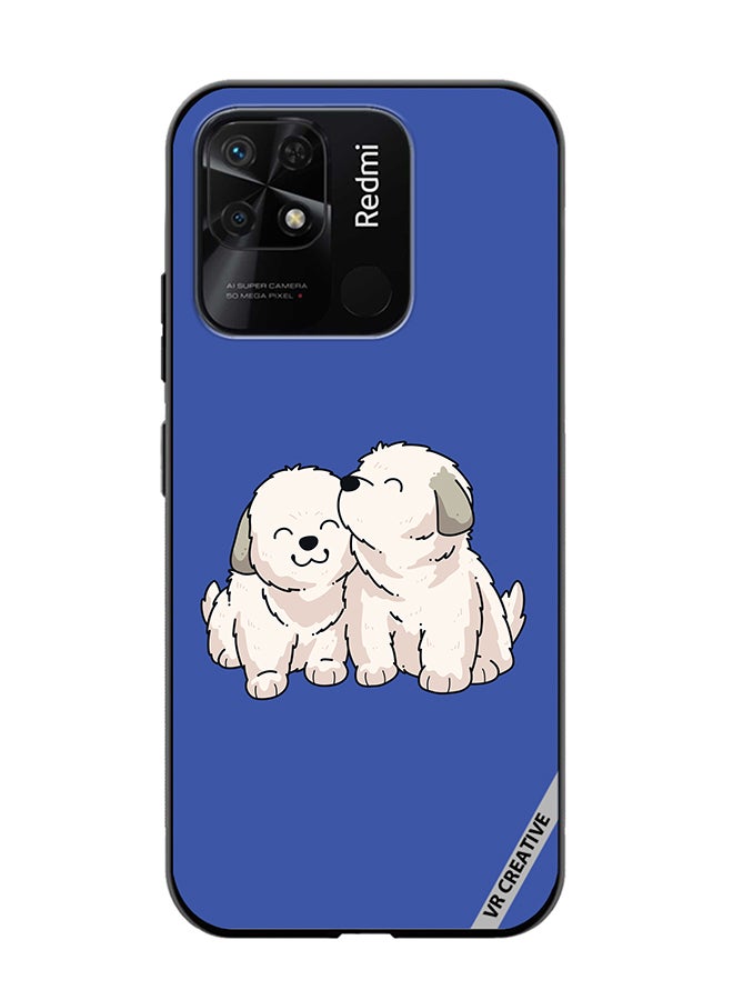 VR CREATIVE Protective Case Cover For Xiaomi Redmi 10C Cute Puppies Design Multicolour - Image 1