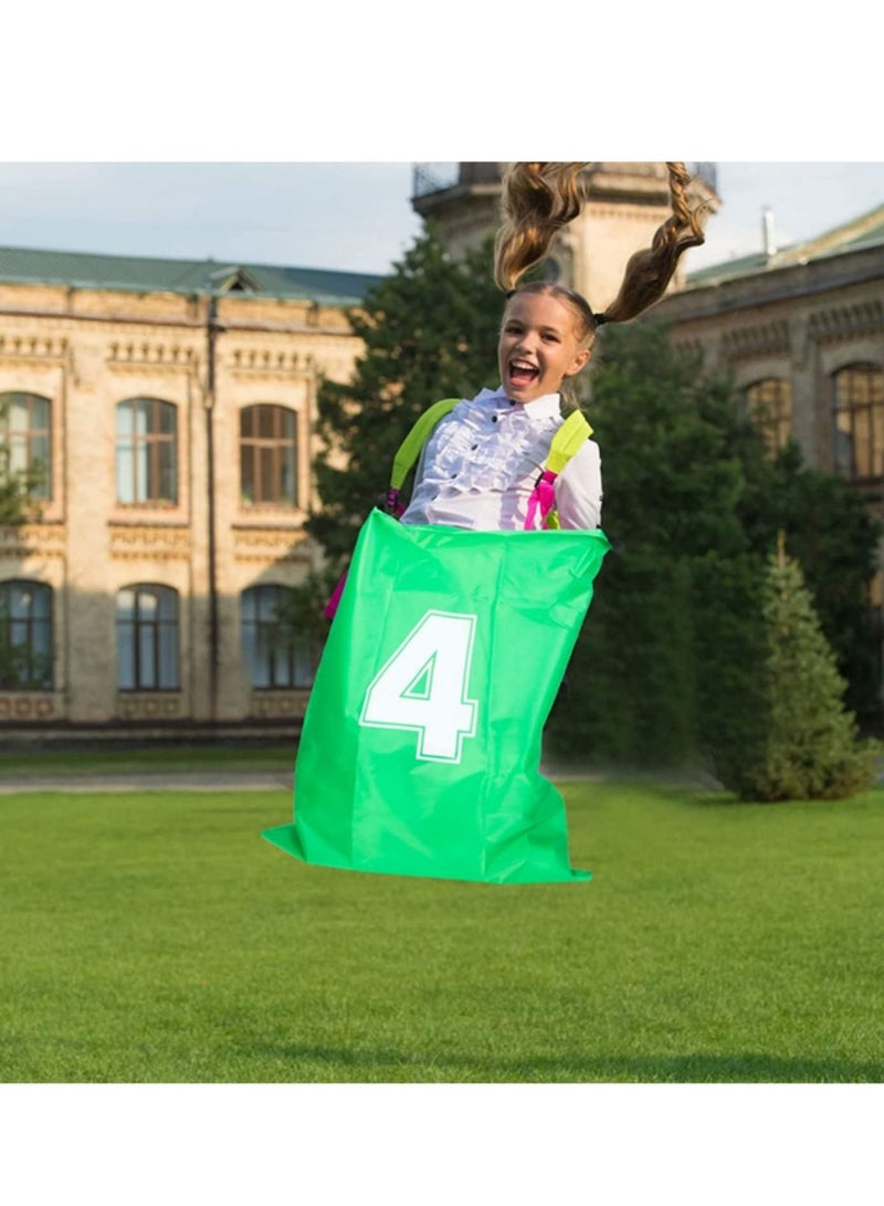 Outdoor Racing Jumping Bags for Kids Sturdy Multi-Colored Sack Race Set for Children’s Birthday Party Outdoor Game Sports Day Family Reunions (4 Pcs)  - Image 2