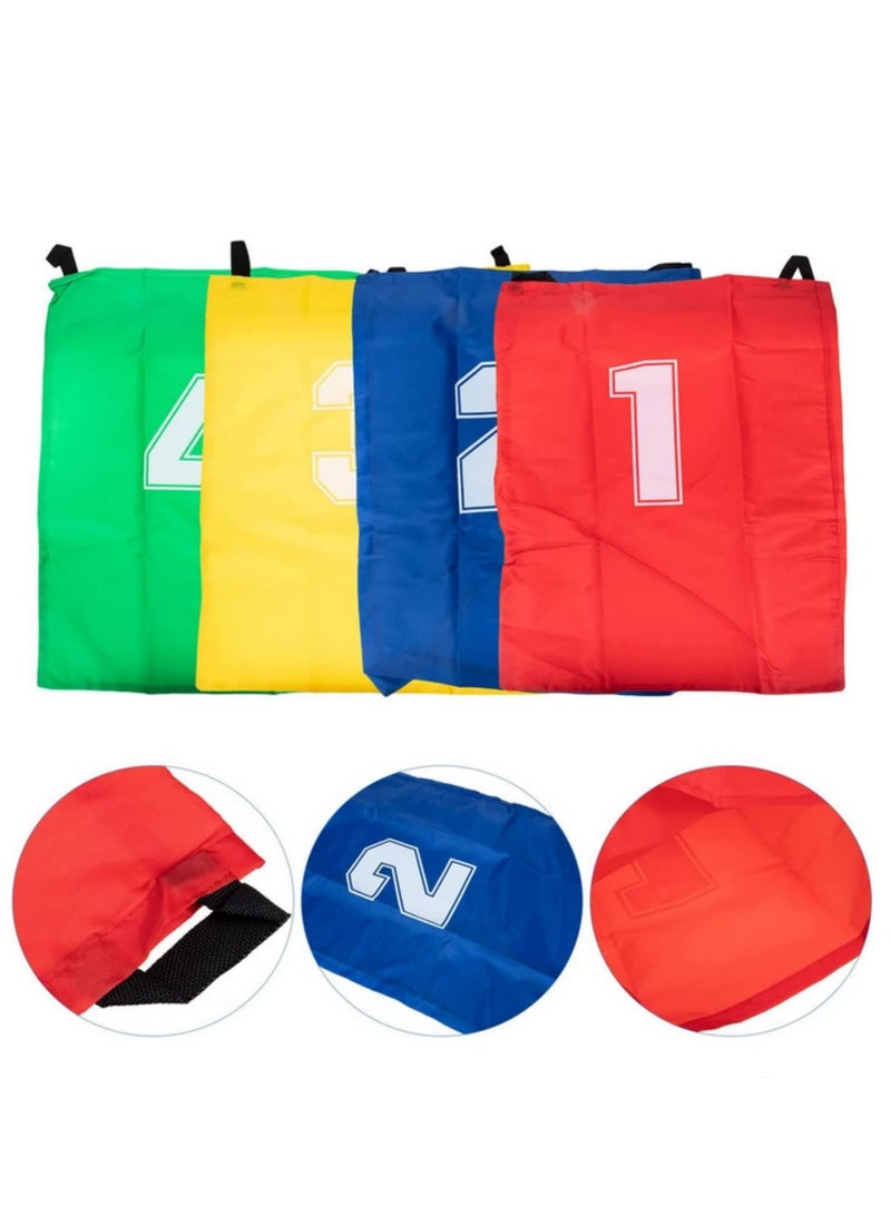 Outdoor Racing Jumping Bags for Kids Sturdy Multi-Colored Sack Race Set for Children’s Birthday Party Outdoor Game Sports Day Family Reunions (4 Pcs)  - Image 4