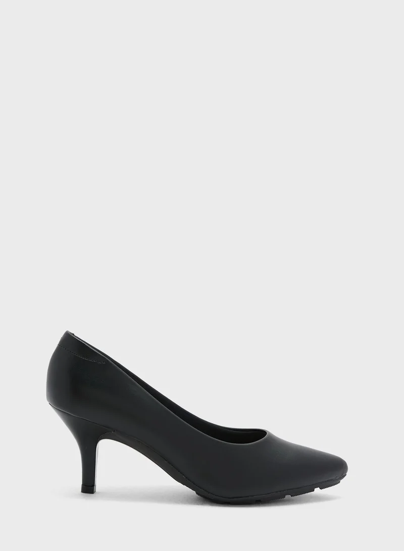 MODARE Pointed Toe Mid Heel Pumps