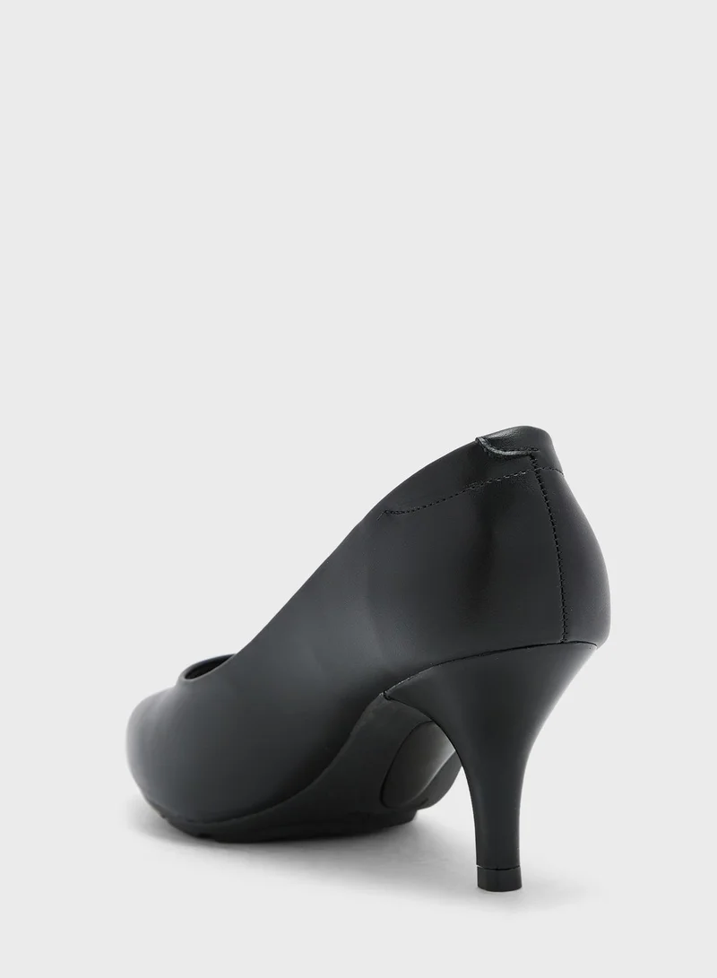 MODARE Pointed Toe Mid Heel Pumps