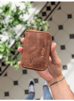 VISSO 661 Zippered Credit Card Holder Model Genuine Leather Bag Personalized Card Holder Wallet For Men & Women  - Image 5