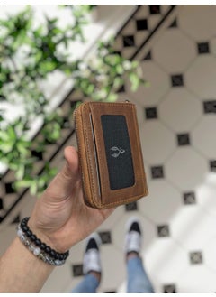 VISSO 661 Zippered Credit Card Holder Model Genuine Leather Bag Personalized Card Holder Wallet For Men & Women  - Image 4