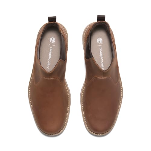 Timberland حذاء تشيلسي متوسط من تيمبرلاند للرجال، لون صدئ، جلد كامل، مقاس 13 متوسط - Image 3