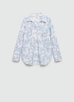MANGO Shirt With Floral Embroidery  - Image 5