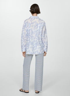 MANGO Shirt With Floral Embroidery  - Image 2