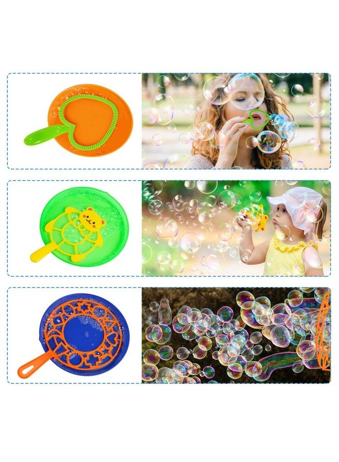 Roberly 28 Pcs Bubble Wands Set Big Bubble Wand Toys Set With Tray Bulk Funny Bubble Making Toys For Kids Summer Outdoor Activities Party Favors Giant Bubble Toys Gifts Birthday Games - Image 4