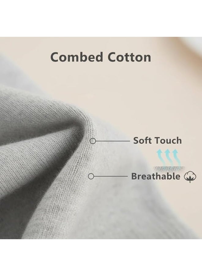 Mens Dress Socks, 6 Pairs Seamless Toe Soft Comfortable Combed Cotton Many Colors Long Mid Calf Crew Mens Socks Reinforced Heel n Toe - Image 3