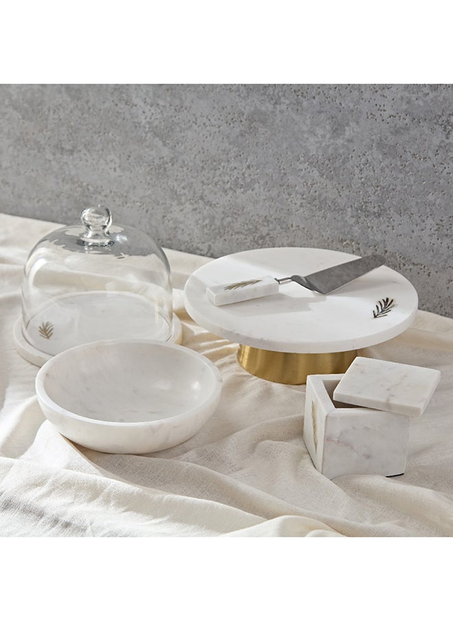 Home Box - Bianca Marble Tissue Box 11 x 10 x 11 cm - Image 1