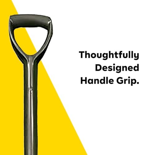 Yuvcon Shovel for Digging, Made of Metal for Heavy-Duty use, Lightweight, Easy to Carry Shovel for Gardening & Agriculture Digging Tool (Rectangle) - Image 5