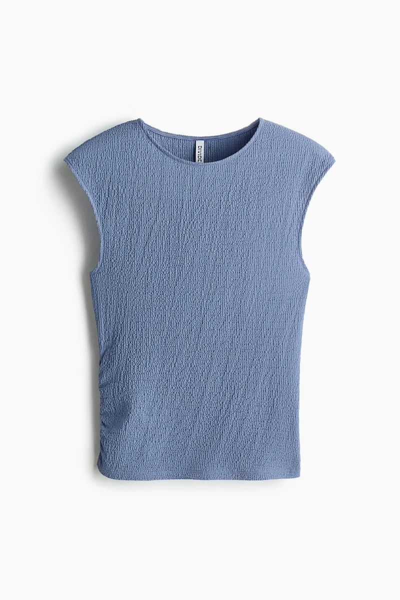H&M Textured jersey top