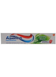 Aquafresh Menthe Douce or Sweet Mint Triple Protection Toothpaste,75ml 