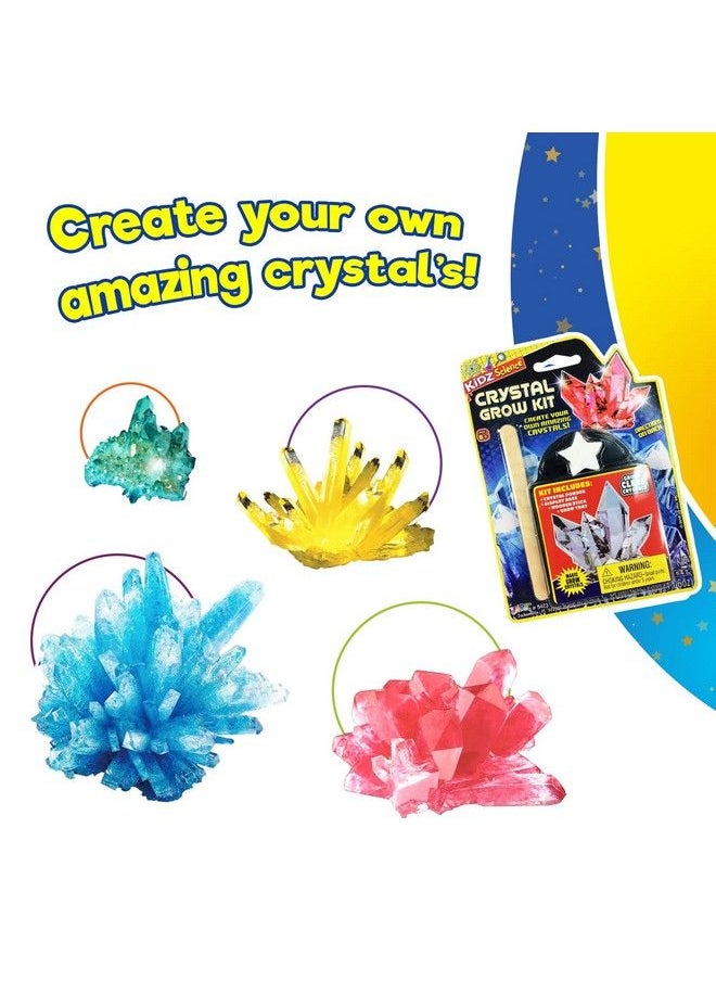Ja-Ru - Kids Science Kit Crystal Grow Kit (8 Crystal Kits) Diy Stem Learning Toys Grow Crystals Kit For Kids Growing Gemstone & Crystals. Cool Educational Toy Science Toy Gifts For Boys & Girls 54238S - Image 1