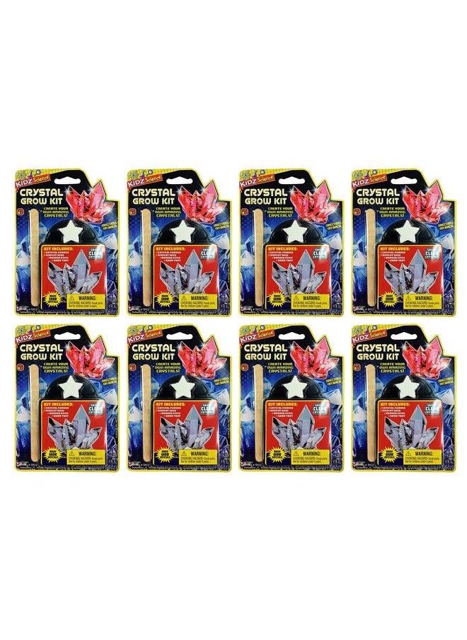 Ja-Ru - Kids Science Kit Crystal Grow Kit (8 Crystal Kits) Diy Stem Learning Toys Grow Crystals Kit For Kids Growing Gemstone & Crystals. Cool Educational Toy Science Toy Gifts For Boys & Girls 54238S - Image 1