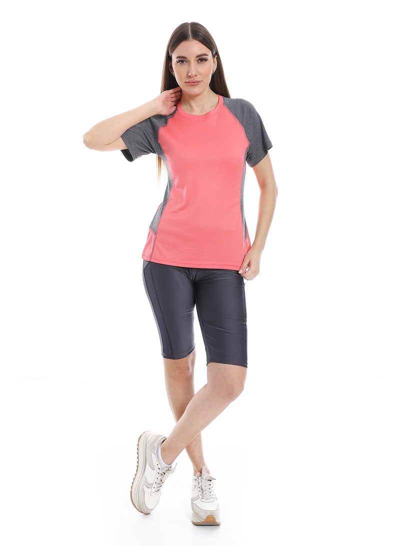 Caesar women sport t-shirt with half sleeves  - Image 1