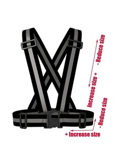 Rock Pow Reflective Vest (2Pack)Adjustable Lightweight Elastic Safety Vest Outdoor Gear  - Image 2