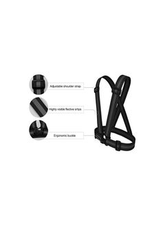 Rock Pow Reflective Vest (2Pack)Adjustable Lightweight Elastic Safety Vest Outdoor Gear  - Image 3