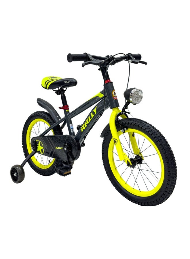 RALLY BICYCLE The Rally Falcon Kids Bicycle 16 Inch P145 | Training Wheels | LED Wheels | Chain Cover | Bell | Age 5–7 Years - Image 3