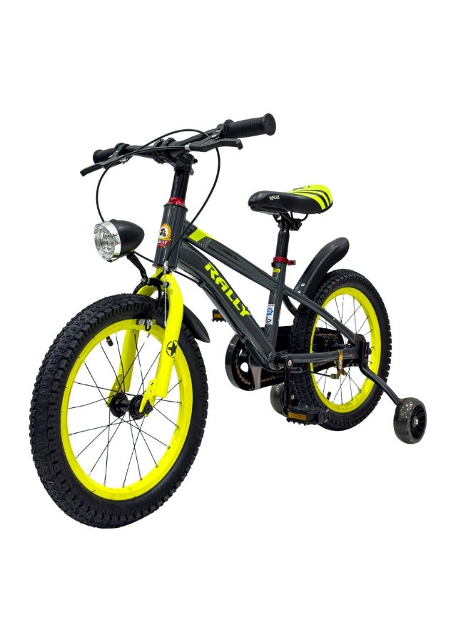 RALLY BICYCLE The Rally Falcon Kids Bicycle 16 Inch P145 | Training Wheels | LED Wheels | Chain Cover | Bell | Age 5–7 Years - Image 2