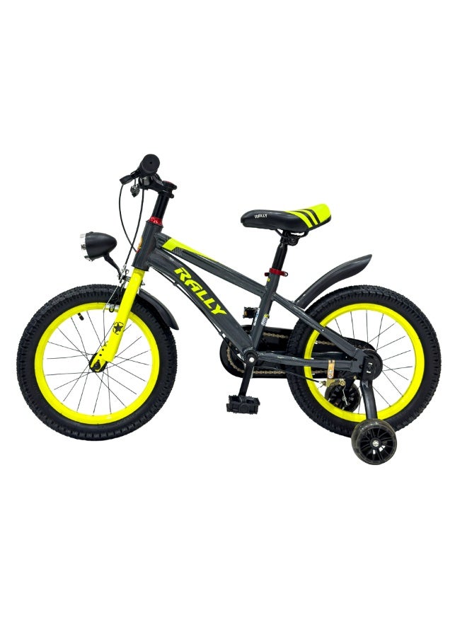 RALLY BICYCLE The Rally Falcon Kids Bicycle 16 Inch P145 | Training Wheels | LED Wheels | Chain Cover | Bell | Age 5–7 Years - Image 4