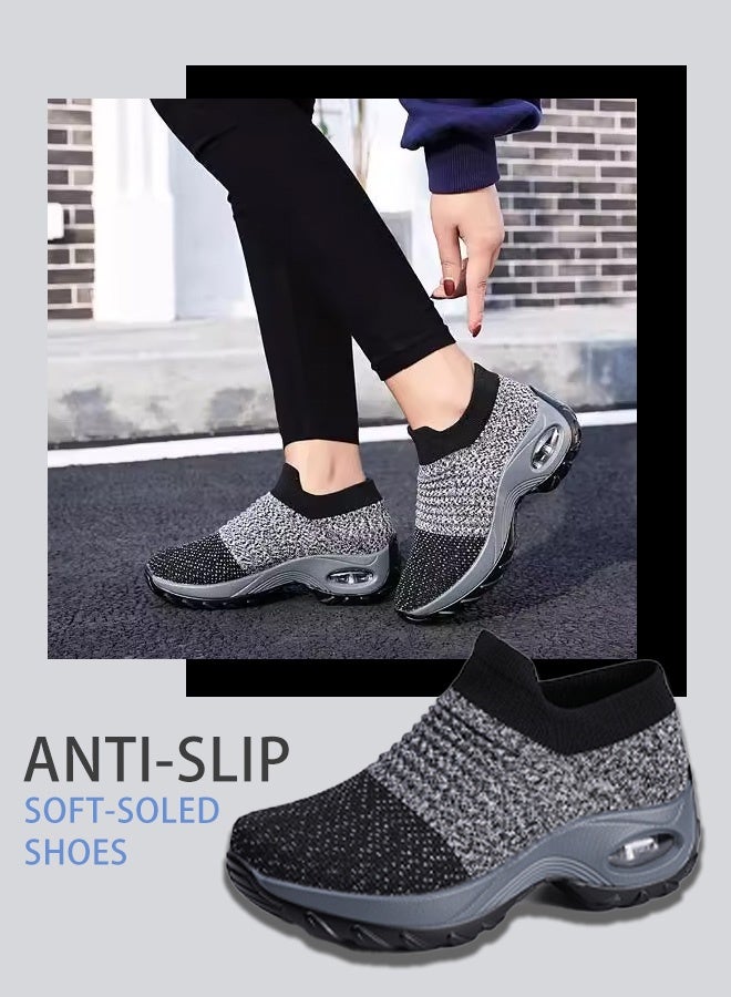 Sports shoes: anti-slip, soft sole, breathable mesh, shock-absorbing, casual sports shoes, ultra-lightweight, available in large sizes.  - Image 4